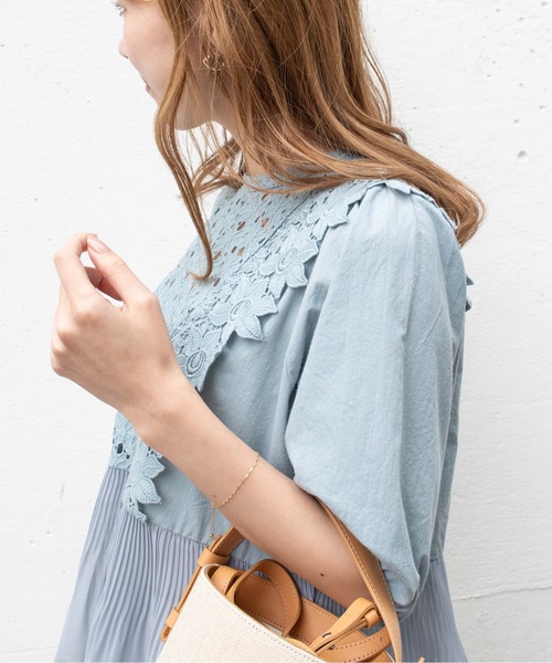 flower（フラワー）の「リトルガーデンブラウス（シャツ/ブラウス・レディース・ホワイト/ピンク/ブルー・FREE）」の16枚目の写真