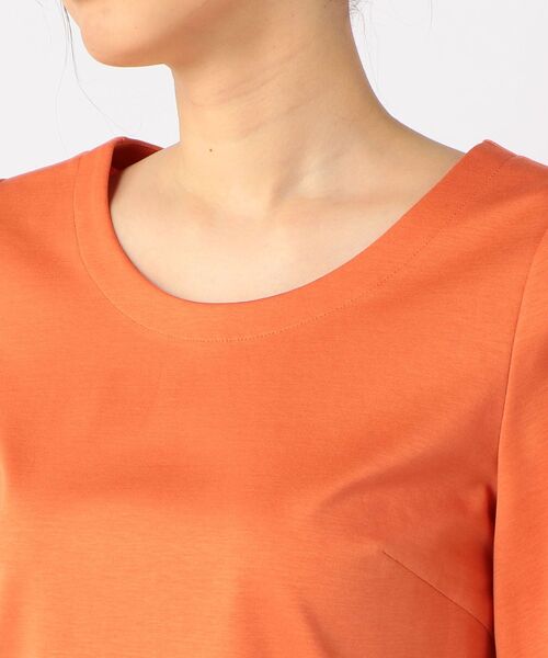 NOLLEY’S（ノーリーズ）の「[新色追加]ポンチ袖タックカットブラウス（シャツ/ブラウス・レディース・オフホワイト/オレンジ/ラベンダー/ネイビー/ミント/ブラック・36/38）」の10枚目の写真