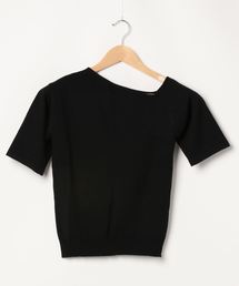 KOBE LETTUCE | ［キーネック/フリルスリーブ/アシンメトリーネック］3デザインハイゲージニット(ニット/セーター)