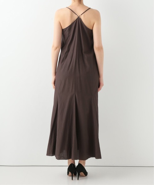 美品 AP STUDIO　ローンウォッシュキャミソールドレス ブラック 美品 AP STUDIOローンウォッシュキャミソールドレス ブラック