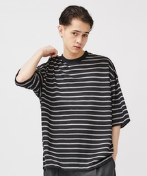 【STUDIOUS】GLOSSY ボーダーTシャツ