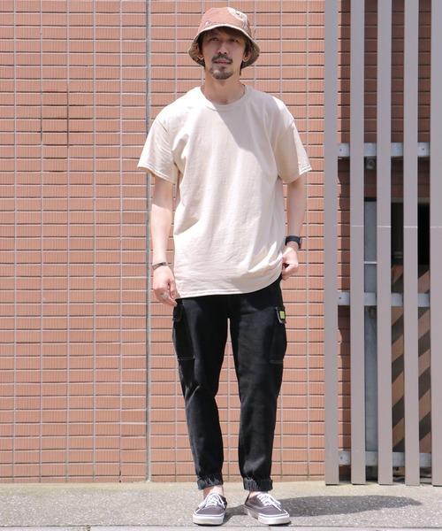 GILDAN(ギルダン)の「【GILDAN/ギルダン】6.0oz ハーフスリーブ ビッグTシャツ2(Tシャツ/カットソー・メンズ・ベージュ/ネイビー/ブルー系その他・LL/3L/L)」の5枚目の写真