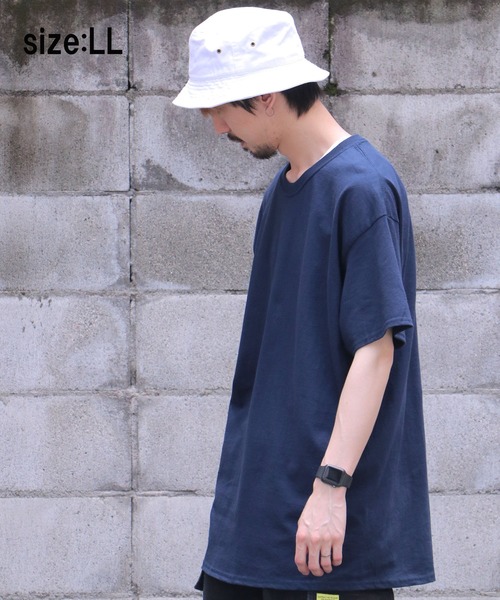 GILDAN(ギルダン)の「【GILDAN/ギルダン】6.0oz ハーフスリーブ ビッグTシャツ2(Tシャツ/カットソー・メンズ・ベージュ/ネイビー/ブルー系その他・LL/3L/L)」の20枚目の写真