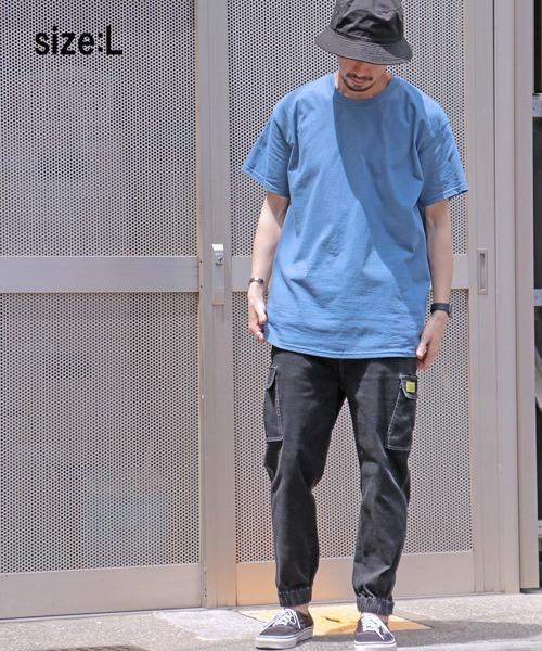GILDAN(ギルダン)の「【GILDAN/ギルダン】6.0oz ハーフスリーブ ビッグTシャツ2(Tシャツ/カットソー・メンズ・ベージュ/ネイビー/ブルー系その他・LL/3L/L)」の21枚目の写真