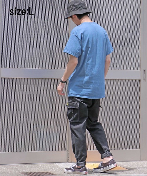 GILDAN(ギルダン)の「【GILDAN/ギルダン】6.0oz ハーフスリーブ ビッグTシャツ2(Tシャツ/カットソー・メンズ・ベージュ/ネイビー/ブルー系その他・LL/3L/L)」の22枚目の写真