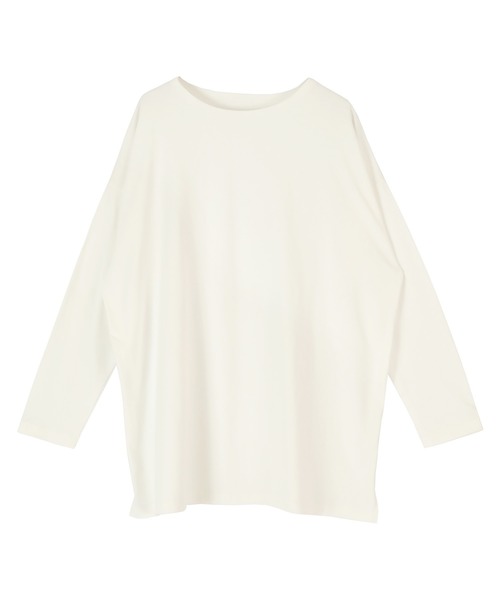titivate(ティティベイト)の「ロング丈カットソープルオーバー(Tシャツ/カットソー・レディース・ブラック/ベージュ/オフホワイト/ピンク系その他/チャコール・FREE)」の11枚目の写真