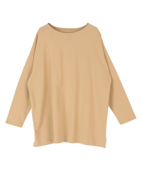 titivate(ティティベイト)の「ロング丈カットソープルオーバー(Tシャツ/カットソー・レディース・ブラック/ベージュ/オフホワイト/ピンク系その他/チャコール・FREE)」の16枚目の写真