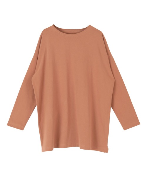 titivate(ティティベイト)の「ロング丈カットソープルオーバー(Tシャツ/カットソー・レディース・ブラック/ベージュ/オフホワイト/ピンク系その他/チャコール・FREE)」の14枚目の写真
