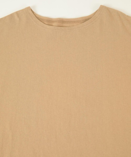 titivate(ティティベイト)の「ロング丈カットソープルオーバー(Tシャツ/カットソー・レディース・ブラック/ベージュ/オフホワイト/ピンク系その他/チャコール・FREE)」の6枚目の写真