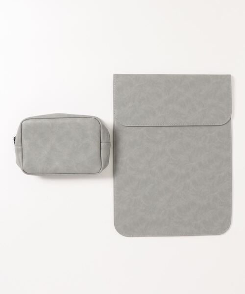 Fun & Daily(ファンアンドデイリー)の「F&D : 13インチ PU Leather PC Case(PC・タブレットケース・メンズ・ブラック/グレー/ブラウン/ピンク・FREE)」の1枚目の写真