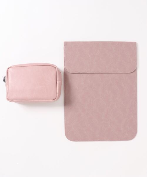 Fun & Daily(ファンアンドデイリー)の「F&D : 13インチ PU Leather PC Case(PC・タブレットケース・メンズ・ブラック/グレー/ブラウン/ピンク・FREE)」の4枚目の写真