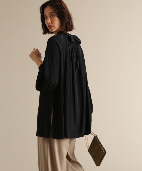 Tiara（ティアラ）の「袖ボリュームハイネックブラウス（シャツ/ブラウス・レディース・ピンク/ブラック/グレー/グレー系その他・FREE）」の20枚目の写真