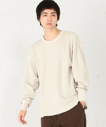 EDWIN | ビックフィット　ワッフル　クルーネック長袖Tシャツ(Tシャツ/カットソー)