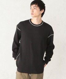 EDWIN | ビックフィット　ワッフル　クルーネック長袖Tシャツ(Tシャツ/カットソー)