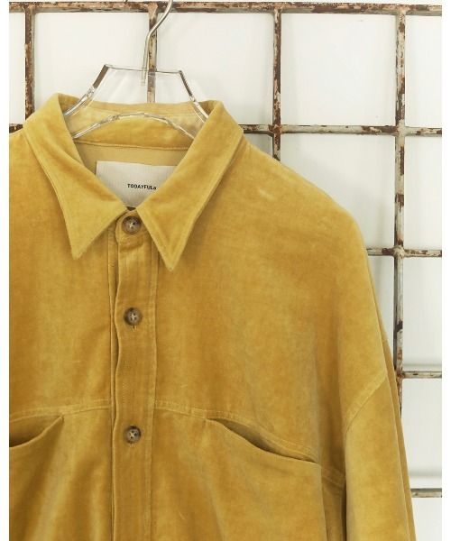 セール】ベロアオーバーシャツ（シャツ/ブラウス）｜TODAYFUL