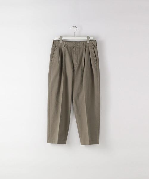 Steven Alan（スティーブンアラン）の「＜Steven Alan＞ BRSH CTN 2PLEATED SLACKS-BOLD/パンツ（その他パンツ・メンズ・ナチュラル/モカ・X-LARGE/LARGE/MEDIUM/SMALL）」の18枚目の写真