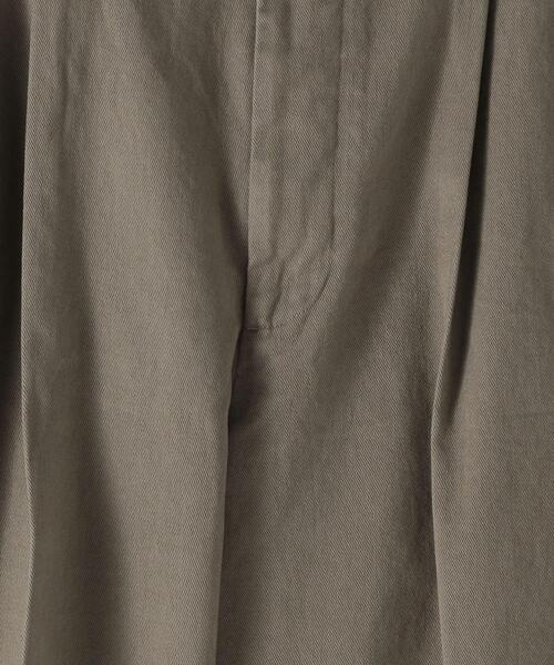 Steven Alan（スティーブンアラン）の「＜Steven Alan＞ BRSH CTN 2PLEATED SLACKS-BOLD/パンツ（その他パンツ・メンズ・ナチュラル/モカ・X-LARGE/LARGE/MEDIUM/SMALL）」の13枚目の写真