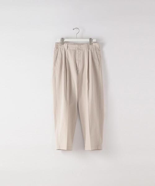 Steven Alan（スティーブンアラン）の「＜Steven Alan＞ BRSH CTN 2PLEATED SLACKS-BOLD/パンツ（その他パンツ・メンズ・ナチュラル/モカ・X-LARGE/LARGE/MEDIUM/SMALL）」の14枚目の写真