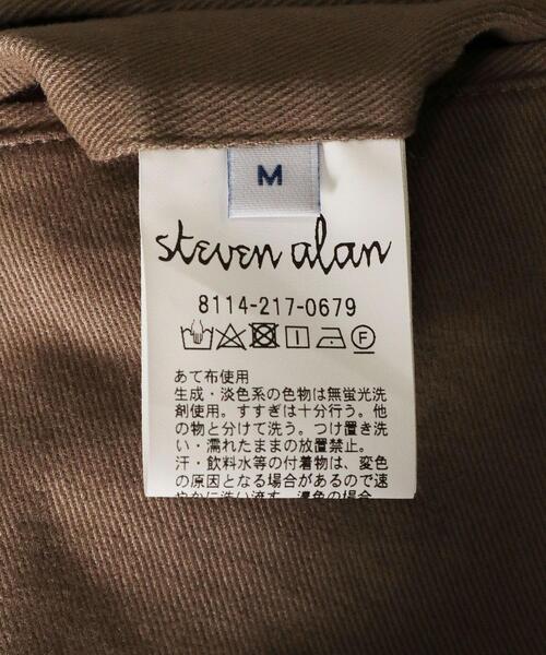 Steven Alan（スティーブンアラン）の「＜Steven Alan＞ BRSH CTN 2PLEATED SLACKS-BOLD/パンツ（その他パンツ・メンズ・ナチュラル/モカ・X-LARGE/LARGE/MEDIUM/SMALL）」の9枚目の写真