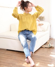 INED | 《SUPERIOR CLOSET×冨張愛》細見えする大人の絶妙ヴィンテージカラーデニム(デニムパンツ)