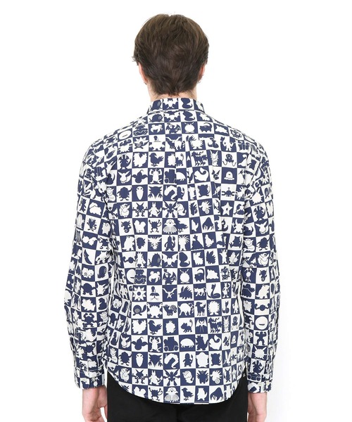 ポロシャツ・ワークシャツ　集合(パターン) 柄シャツ(半袖) ホワイト フリーサイズ 「ポケットモンスター 体験型企画展 POKEMON COLORS」 4cYfmHL4qzTpFrpFg7E6.jpg?w=700