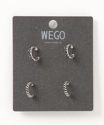 WEGO/【4点セット】フープピアス