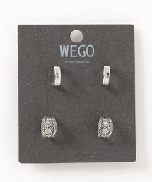 WEGO/【4点セット】フープピアス