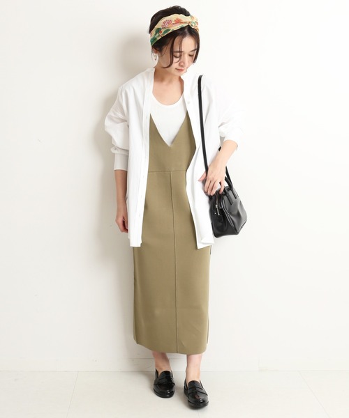 SLOBE IENA(スローブイエナ)の「キャンブリックスタンドカラーシャツ【手洗い可能】◆(シャツ/ブラウス・レディース・ホワイト/オレンジ/ブルー系その他・FREE)」の7枚目の写真