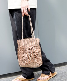 【Bagmati/バグマティ】 METALIC LUREX ハンドバッグ◆