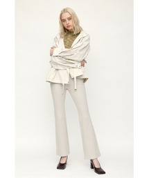 RELAX RIB FLARE PT リラックス リブ フレアパンツ