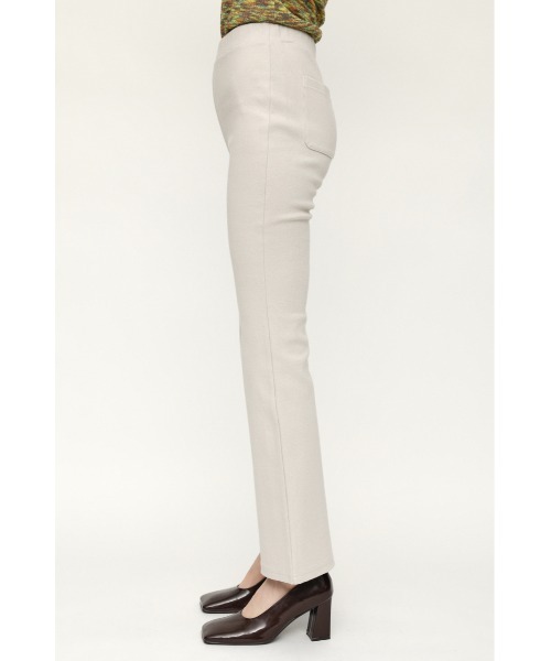 SLY(スライ)の「RELAX RIB FLARE PT リラックス リブ フレアパンツ(スラックス・レディース・パープル/ブラック/アイボリー・2/1)」の7枚目の写真