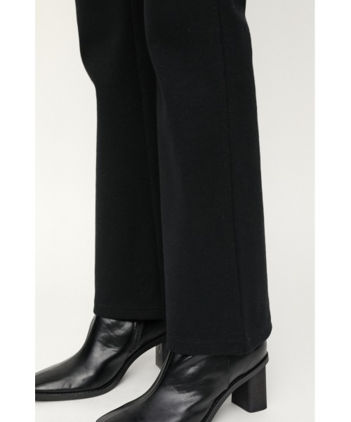 SLY(スライ)の「RELAX RIB FLARE PT リラックス リブ フレアパンツ(スラックス・レディース・パープル/ブラック/アイボリー・2/1)」の21枚目の写真