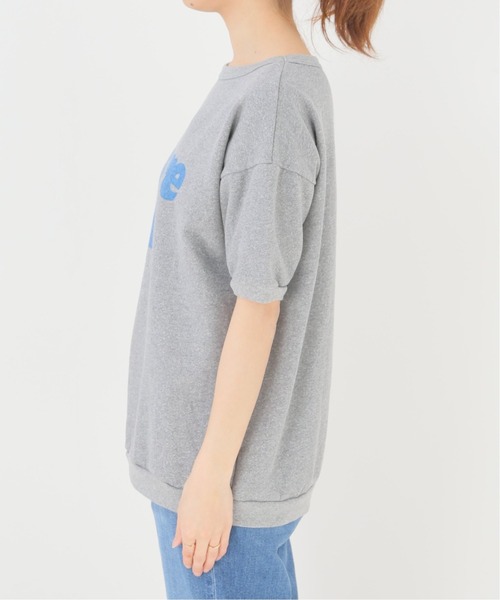 SLOBE IENA(スローブイエナ)の「【MIXTA/ミクスタ】 ショートスリーブスウェット【洗濯機使用可能】◆(Tシャツ/カットソー・レディース・キャメル/グレー/アイボリー・FREE)」の11枚目の写真