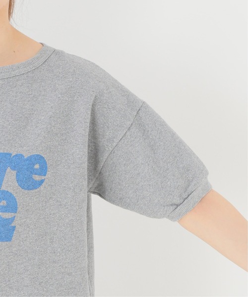 SLOBE IENA(スローブイエナ)の「【MIXTA/ミクスタ】 ショートスリーブスウェット【洗濯機使用可能】◆(Tシャツ/カットソー・レディース・キャメル/グレー/アイボリー・FREE)」の17枚目の写真