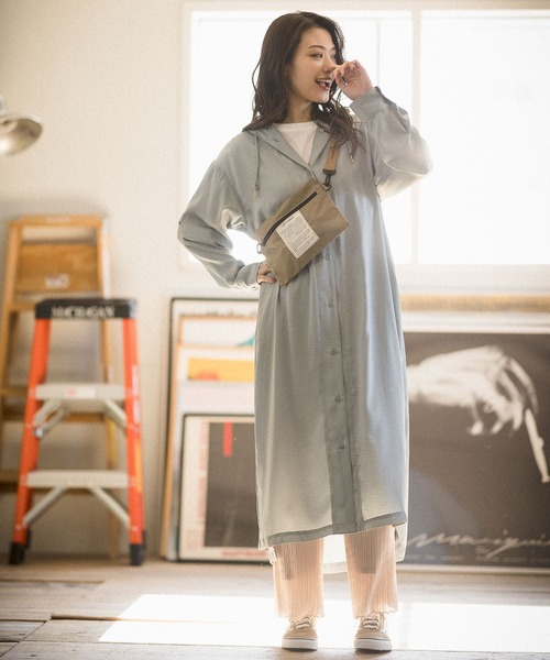 モディファイ シャツワンピース 4万円 OnePiece バイカラー春夏シャツワンピース 333 | 可愛い服量産型