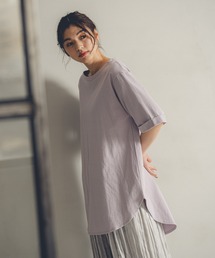 GLOBAL WORK | USAコットンチュニックT/SS/937126(Tシャツ/カットソー)