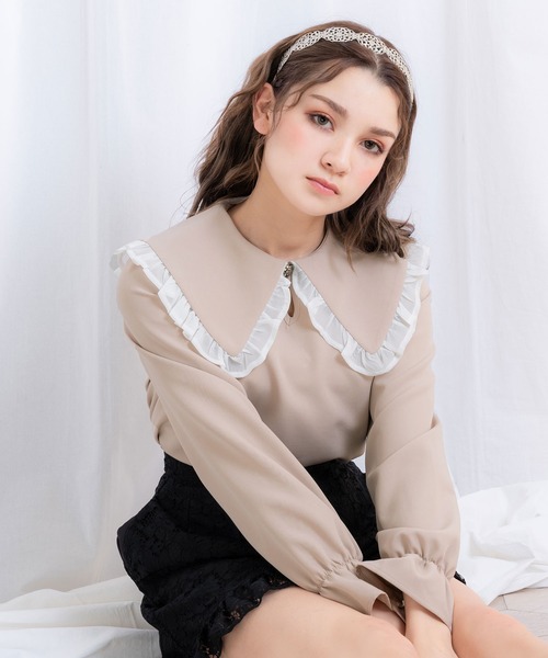⭐︎ ミィ♡クローゼット⭐︎マイラン美品　キャミソール　フリル　ブラウスシャツ ⭐︎ ミィ♡クローゼット様専用⭐︎マイラン美品 キャミソール
