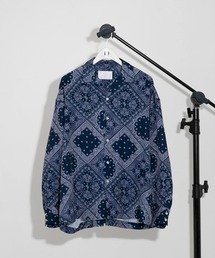 URBAN RESEARCH | URBAN RESEARCH iD　オープンカラーバルーンスリーブシャツ(シャツ/ブラウス)