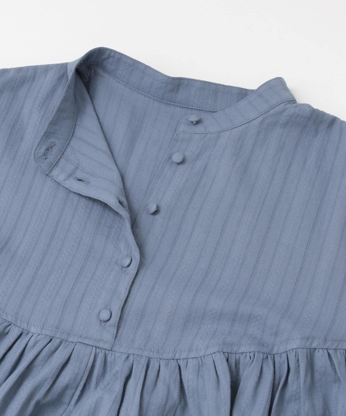 KBF（ケイビーエフ）の「ギャザーボリュームワンピース（ワンピース・レディース・ブラック/オフホワイト/ブルー系その他・ONE）」の22枚目の写真