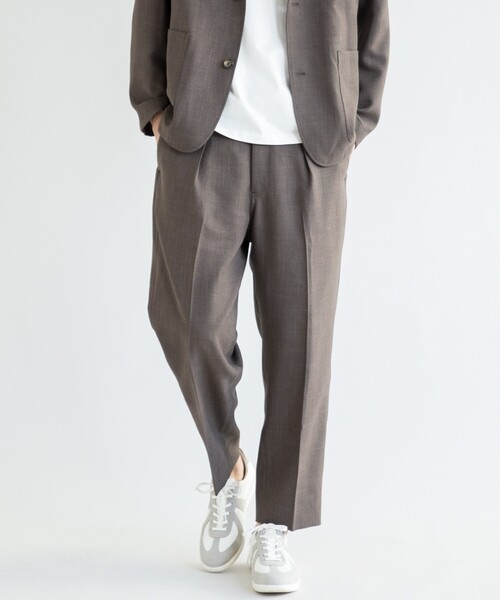 THE SHOP TK （ザ ショップ ティーケー ）の「◆【Begin5月号掲載】【CARREMAN】YOURS FIT PANTS/スラックス（その他パンツ・メンズ・ブラウン系その他/ネイビー/グレー系1/ネイビー系7・01/02/03/04/05）」の2枚目の写真