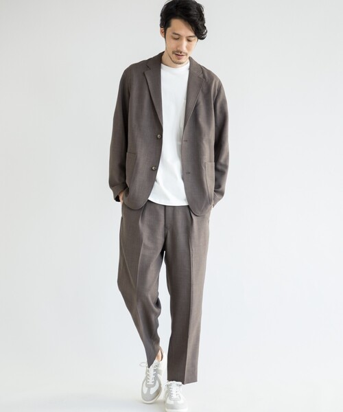 THE SHOP TK （ザ ショップ ティーケー ）の「◆【Begin5月号掲載】【CARREMAN】YOURS FIT PANTS/スラックス（その他パンツ・メンズ・ブラウン系その他/ネイビー/グレー系1/ネイビー系7・01/02/03/04/05）」の5枚目の写真