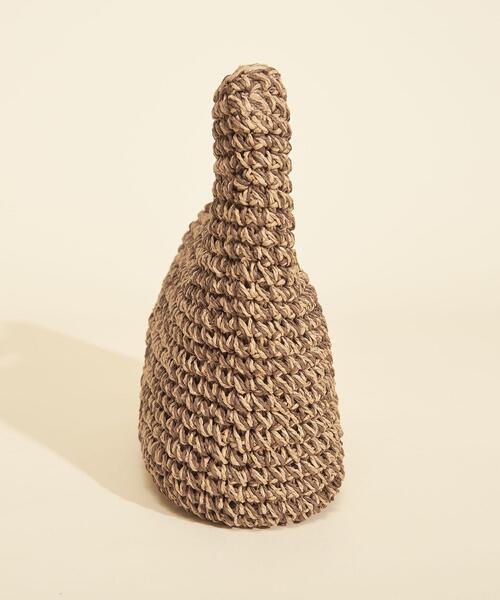 BEAUTY&YOUTH UNITED ARROWS（ビューティーアンドユースユナイテッドアローズ）の「BY∴ ペーパースクエアショルダーバッグ -2WAY- ◆（ショルダーバッグ・レディース・ブラウン/グレー/ナチュラル・FREE）」の20枚目の写真