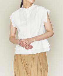 ASTRAET | ＜ASTRAET（アストラット）＞ペプラム スタンド ノースリーブブラウス†(シャツ/ブラウス)