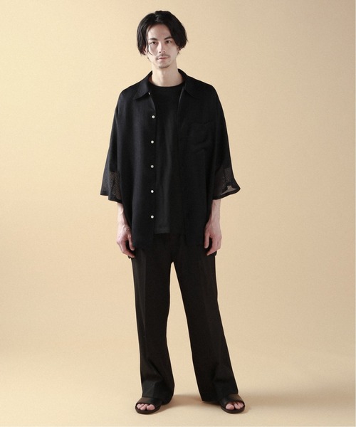NOMA t.d. N Story Shirt 半袖シャツ ブラック JOURNAL STANDARD relume（ジャーナルスタンダード レリューム