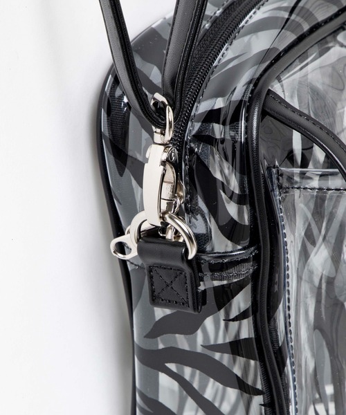 WEGO（ウィゴー）の「WEGO/パイピングスクエアクリアショルダーバッグ（ショルダーバッグ・レディース・ブラック/その他1/ホワイト系その他・FREE）」の12枚目の写真