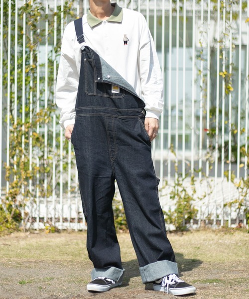 PairPair（ペアペア）の「ワンポイント刺繍カラーシャツ(ユニセックス)（Tシャツ/カットソー・メンズ・グレイッシュブルー/アイボリー/オフホワイト・MEDIUM/LARGE）」の9枚目の写真