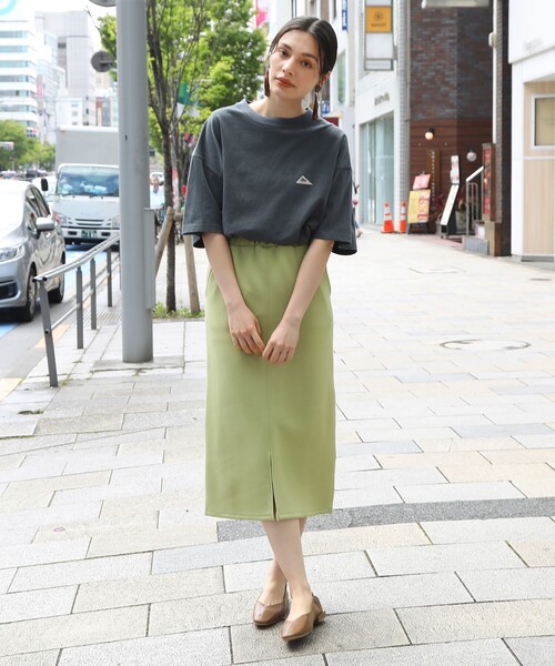 KELTY（ケルティ）の「◆【WEB限定】KELTY/ケルティー別注ビックシルエットヴィンテージライクバックプリントTEE（Tシャツ/カットソー・メンズ・オフホワイト/グリーン/ホワイト系3/パープル/チャコールグレー・01/02/03/04）」の9枚目の写真