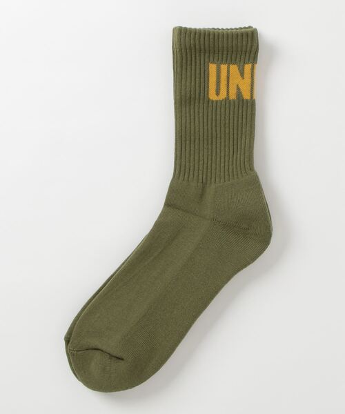 UNION（ユニオン）の「Premium Crew Socks / Big Logo UNION ユニオン ソックス 靴下（ソックス/靴下・メンズ・ホワイト/ブラック/ホワイト×イエロー/ライトグレー/ライトカーキ/カーキ系1/ブラック×ホワイト・FREE）」の16枚目の写真