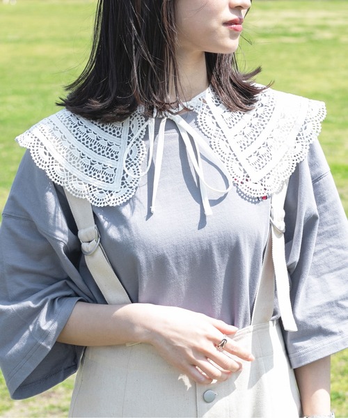 PairPair(ペアペア)の「アソートレースつけ襟(付け襟・レディース・C/A/B・FREE)」の1枚目の写真