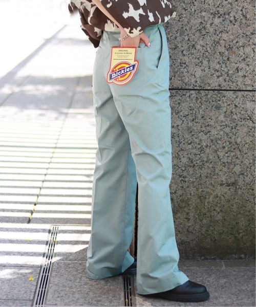 Dickies（ディッキーズ）の「【Dickies/ディッキーズ 】DICKIES for JOINTWORKSハイウエストフレアパンツ（その他パンツ・レディース・グレー/ライトブルー/ブラック/ピンク・MEDIUM/LARGE/SMALL）」の17枚目の写真